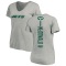 Women's Will McDonald IV Backer V-Neck T-Shirt - Ash