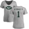 Women's Will McDonald IV Name & Number Slim Fit T-Shirt - Ash