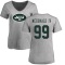 Women's Will McDonald IV Name & Number Slim Fit T-Shirt - Ash