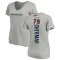 Women's Will Sherman Backer V-Neck T-Shirt - Ash