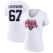 Women's William Lockwood 2023 Stanley Cup Final V-Neck T-Shirt - White