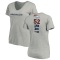 Women's Wyatt Ray Backer V-Neck T-Shirt - Ash