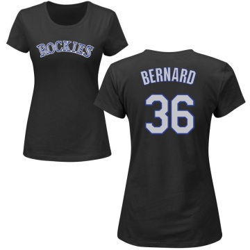 Women's Wynton Bernard Name & Number T-Shirt - Black