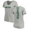 Women's Xavier Gipson Backer V-Neck T-Shirt - Ash