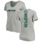 Women's Xavier Gipson Backer V-Neck T-Shirt - Ash