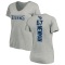 Women's Xavier Newman Backer V-Neck T-Shirt - Ash
