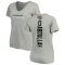 Women's Yasir Abdullah Backer V-Neck T-Shirt - Ash