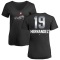 Women's Yonny Hernandez Midnight Mascot V-Neck T-Shirt - Black