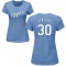 Women's Yordano Ventura Name & Number T-Shirt - Light Blue