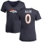 Women's Zach Allen Name & Number Slim Fit T-Shirt - Navy
