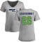 Women's Zach Charbonnet Name & Number Slim Fit T-Shirt - Ash