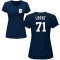 Women's Zach Logue Name & Number T-Shirt - Navy
