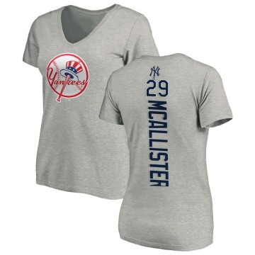 Women's Zach McAllister Backer Slim Fit T-Shirt - Ash