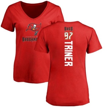 Women's Zach Triner Backer Slim Fit T-Shirt - Red