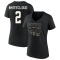 Women's Zach Whitecloud 2023 Western Conference Champions Goal Tender V-Neck T-Shirt - Black