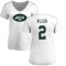 Women's Zach Wilson Name & Number Slim Fit T-Shirt - White