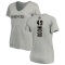 Women's Zach Wood Backer V-Neck T-Shirt - Ash