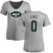 Women's Zack Kuntz Name & Number Slim Fit T-Shirt - Ash