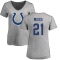 Women's Zack Moss Name & Number Slim Fit T-Shirt - Ash