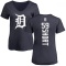 Women's Zack Short Backer Slim Fit T-Shirt - Navy