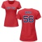 Women's Zack Weiss Name & Number T-Shirt - Red
