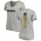Women's Zander Horvath Backer V-Neck T-Shirt - Ash