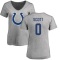 Women's Zavier Scott Name & Number Slim Fit T-Shirt - Ash