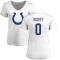 Women's Zavier Scott Name & Number Slim Fit T-Shirt - White