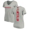 Women's Zyon McCollum Backer V-Neck T-Shirt - Ash