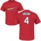 Yadier Molina Name & Number T-Shirt - Red