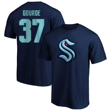 Yanni Gourde Name & Number T-Shirt - Navy