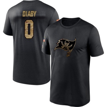 YaYa Diaby Yaya Diaby 2020 Salute To Service Performance T-Shirt - Black