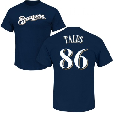 Yeferson Tales Name & Number T-Shirt - Navy
