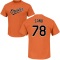 Yennier Cano Name & Number T-Shirt - Orange