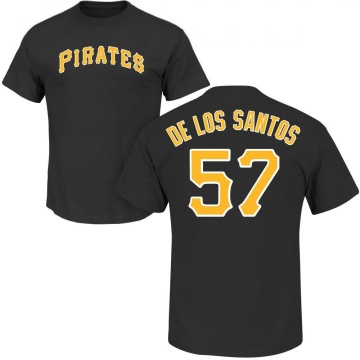 Yerry De Los Santos Name & Number T-Shirt - Black