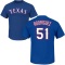 Yerry Rodriguez Name & Number T-Shirt - Royal