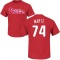 Yunior Marte Name & Number T-Shirt - Red