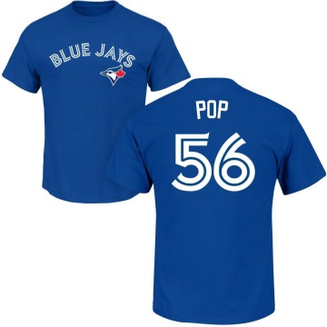 Zach Pop Name & Number T-Shirt - Royal