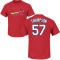 Zack Thompson Name & Number T-Shirt - Red