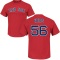 Zack Weiss Name & Number T-Shirt - Scarlet