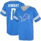Zonovan Knight Los Name & Number Game Day V-Neck T-Shirt - Blue